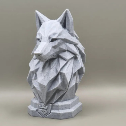 Spirit wolf sculpture modern - spirit,