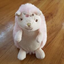 Mary Meyer Pink Hedgehog Soft Toy Plush Comforter Soother floral Flowers 