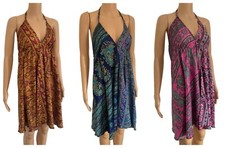 Silky Halter Neck Dress