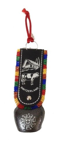 Grey swiss cow bell - bell, car