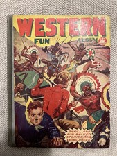 Western Fun Annual 1950’s Unclipped Acceptable Condition (water Damaged)