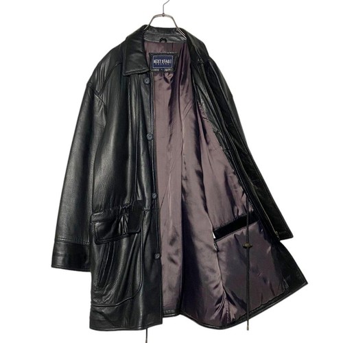 Sheepskin leather jacket men - sheepskin,