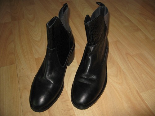 Bertie ladies black - black, leather