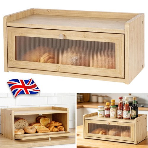 Wooden bread bin - bread,