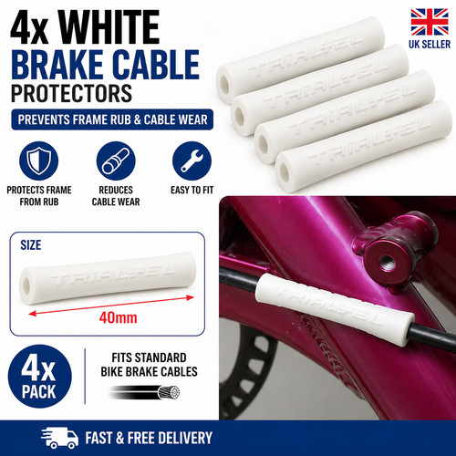 White mtb road - 4x, brake