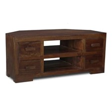 SOLID MANGO WOOD 115CM CORNER