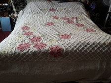 Vintage Chenille Candlewick Bedspread