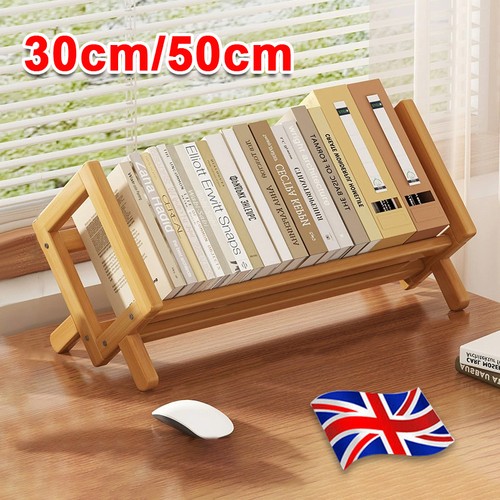 Wooden desktop bookshelf - wooden,