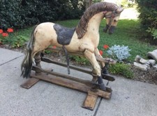Antique Gliding Rocking Horse