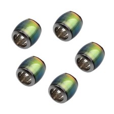 5 Pieces Color Change Mood Loose Beads Thermo Sensitive Barrel Spacer Charms