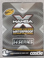 Castle Creations Mamba X SCT 1/10 Brushless Combo w/1410 Sensored Motor New!!
