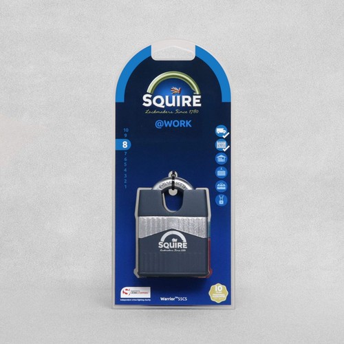 Squire warrior 55cs padlock - warrior,