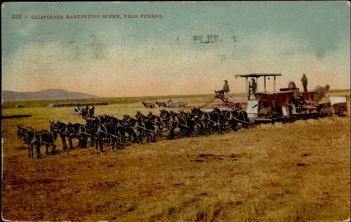 Fresno california harvesting - california,