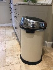 Large Brabantia in Almond Touch Bin Lid 50litre