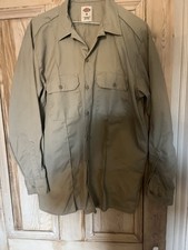 Dickies Men's Light Khaki Shirt Size M