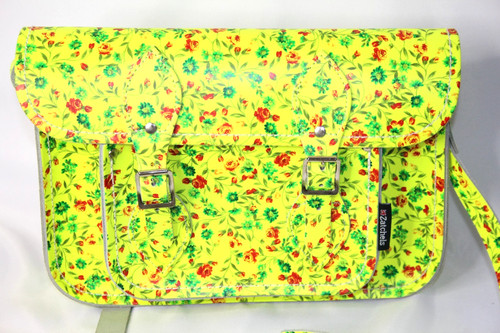 Zatchels yellow floral leather - yellow,