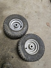 11 4.00 5 honda 1011 ht-r 3009 front wheels tyres pair two ride on lawn mower