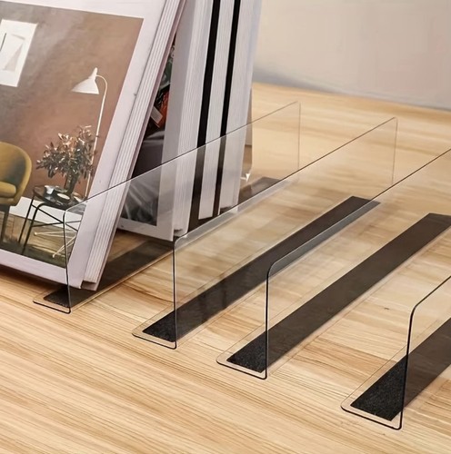 Acrylic shelf dividers pcs - acrylic, 3