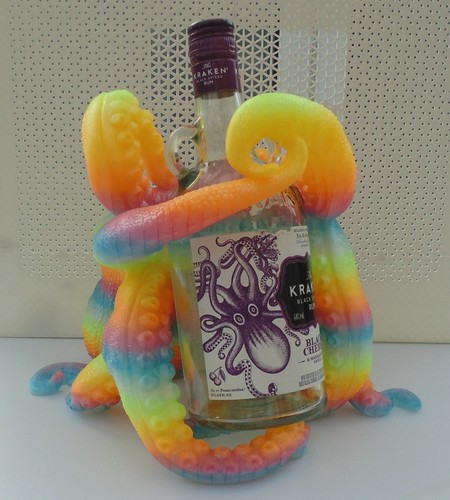 Kraken rum bottle - kraken,