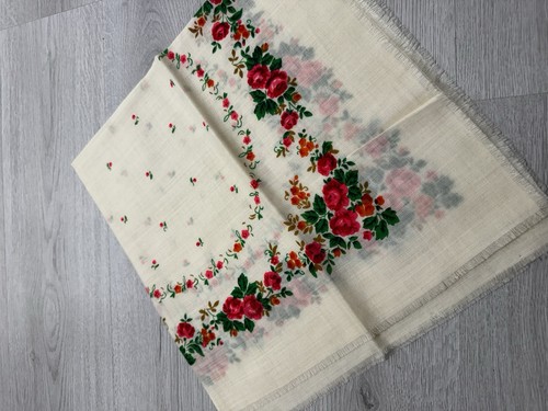 Vintage russia white floral - russia,