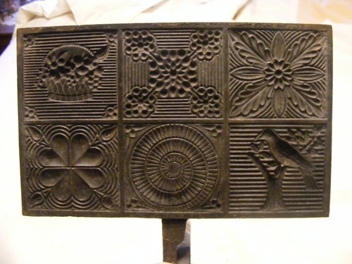 Antique wafer iron cookie - antique,