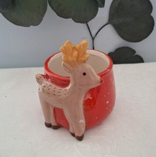 Unusual Ceramic Reindeer Pot