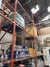 Used Redirack Pallet racking And Beams 6.35m X 1.2m Deep