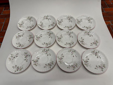 St Michael Melrose 2605 Fine Bone China Saucers – Vintage Floral Design