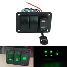 2 Gang Toggle Rocker Switch