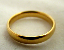 22ct yellow gold wide - yellow,