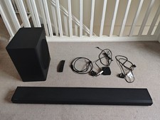 Samsung HW-Q70T Bluetooth Wi-Fi Sound Bar with Dolby Atmos, Wireless Subwoofer