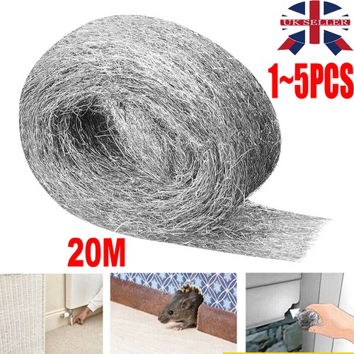 20m steel wire wool - roll, top