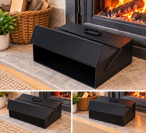 Fireplace ash carrier - fireplace, box