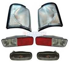 FRONT SIDE & REAR CLEAR INDICATOR LIGHT LAMP KIT FOR LAND ROVER DISCOVERY 2