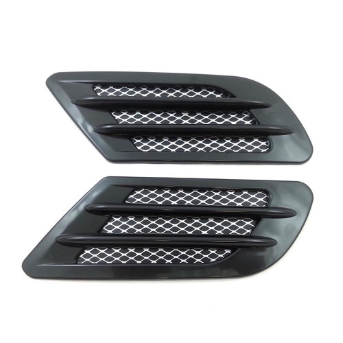 Black car bonnet air flow - bonnet,
