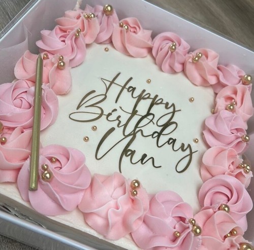 Personalised cake topper