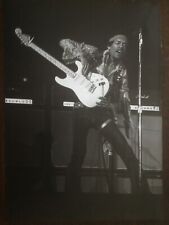 1969 POSTER OF JIMI HENDRIX ON THE COVER OF ROLLING STONE & ON BACK IN ACTION