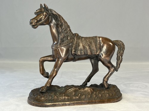 Antique bronze horse statue - antique,