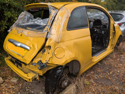 Fiat 500 fuel flap panel - 500,
