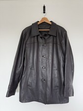 Wallace Sacks Black Leather