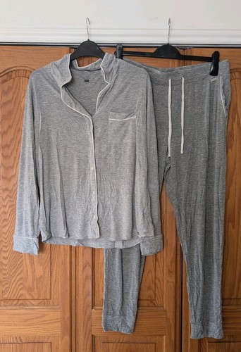 Ladies grey pyjama - ladies, set