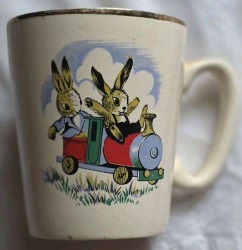 Vintage childs mug with - vintage,