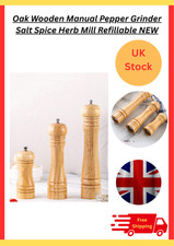 Oak Wooden Manual Pepper