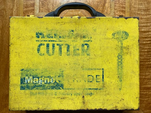 Vintage metal tool case - tool,