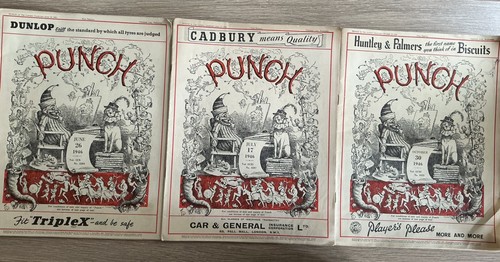 Three vintage punch - three,