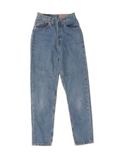 LEVI'S Womens 901 Tapered Jeans W26 L30 Blue Cotton CG13