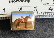 Rare Antique 925 Silver Enamel