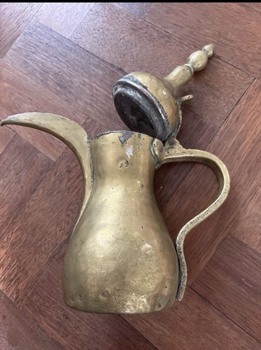 Handmade brass coffee pot - coffee,