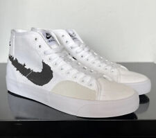 NIKE Blazer Court Mid Premium SB ‘White Black’ UK size 8.5 DM8553-100