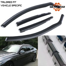 Smoke Black Wind Deflectors